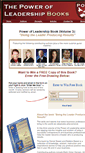 Mobile Screenshot of power-of-leadership-books.com