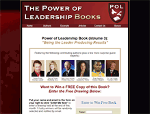 Tablet Screenshot of power-of-leadership-books.com